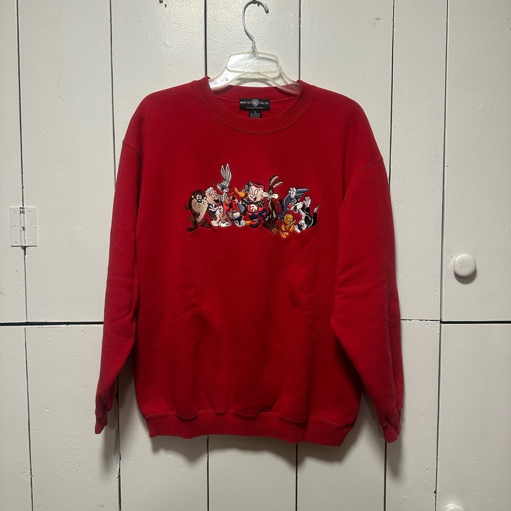 Vintage Warner Bros. Studio Embroidered Crewneck